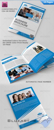 دانلود قالب آماده کاتالوگ 10 صفحه ای و بروشور- Page Multipurpose Business Brochure
