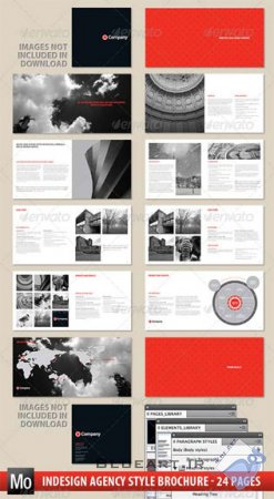 دانلود طرح بروشور شرکتی و نمایندگی لایه باز برای Adobe InDesign