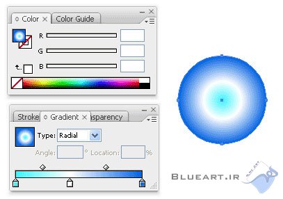 آموزش نرم افزار ایلوستریتور درس نهم، (روش و کاربرد رنگ و Stroke در نرم افزار Illustrator)