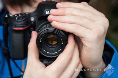 آموزش عکاسی-تقلید افکت تیلت شیفت با جدا کردن لنز دوربین