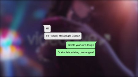 اسکرین شات پروژه آماده افترافکت Popular Messenger Builder v2